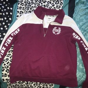 VS Pink Quarter Zip